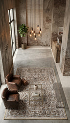 Tapete Addis en ambiente contemporáneo con estilo industrial