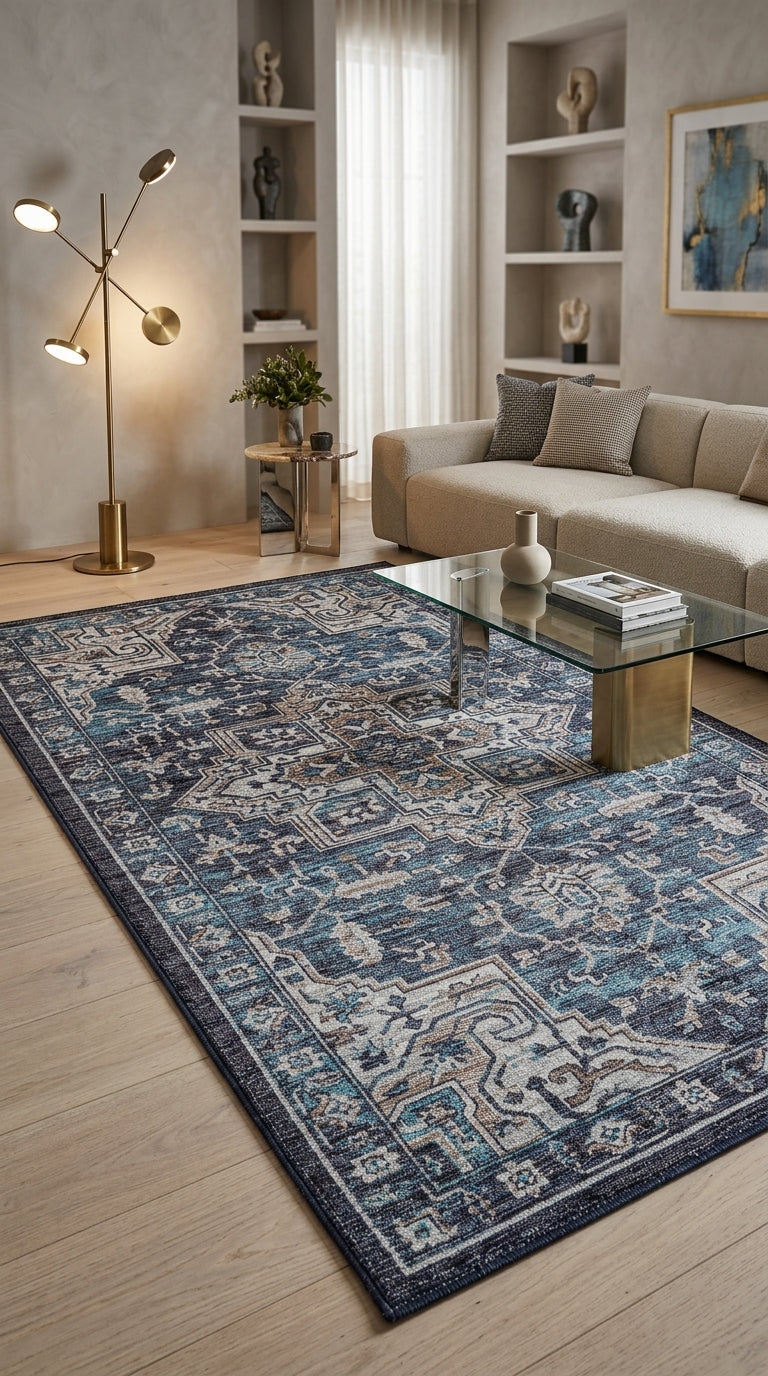 Tapete verona en living moderno cálido
