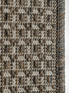 Patrón de tejido natural de alfombra Sisalo Moka en detalle