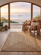 Tapete Yute Nomad 60x90 en ambiente luminoso