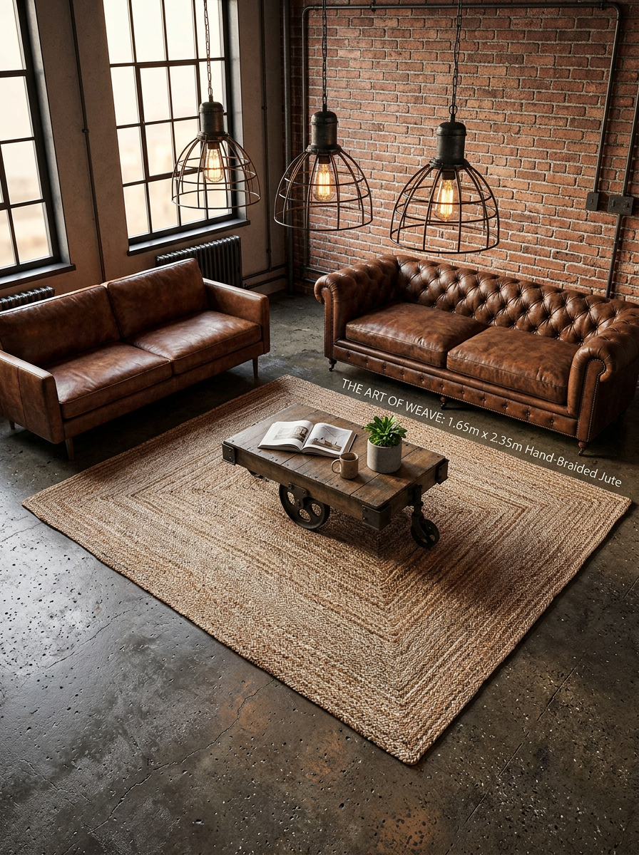 Tapete Yute Nomad ambiente contemporaneo industrial 165x235