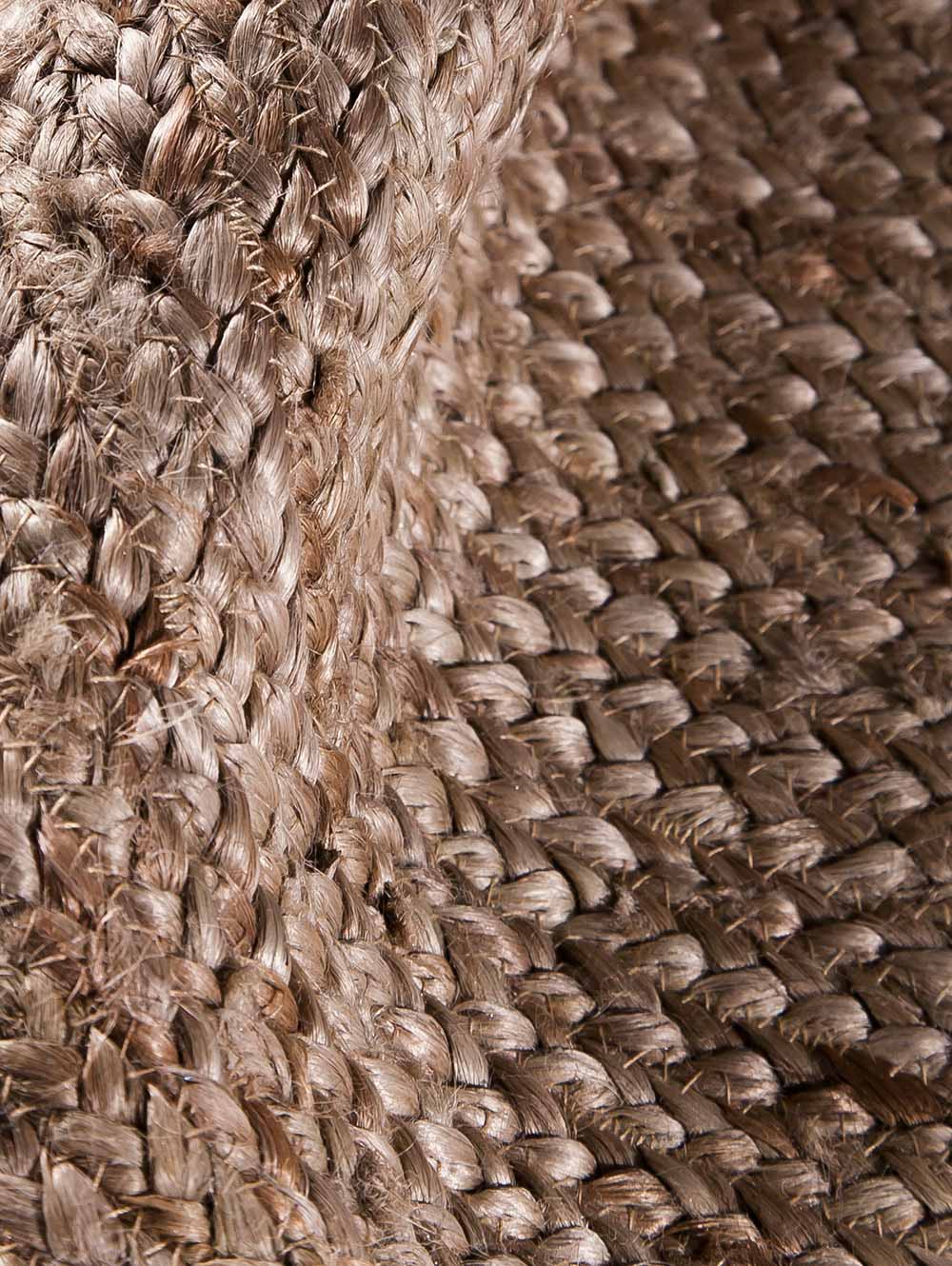 Alfombra Redonda Yute textura