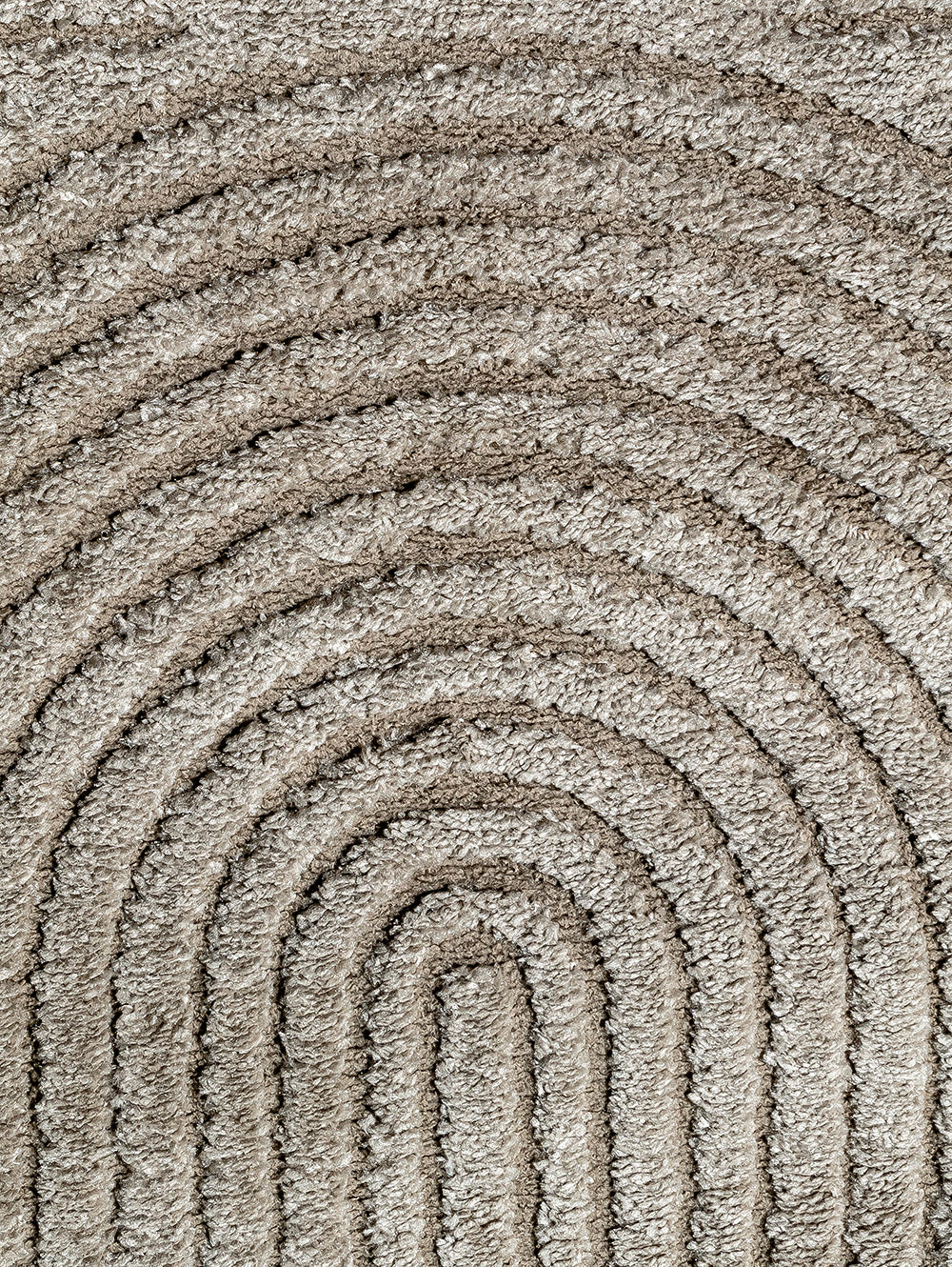Detalle de textura del tapete Aloy Arch Vison
