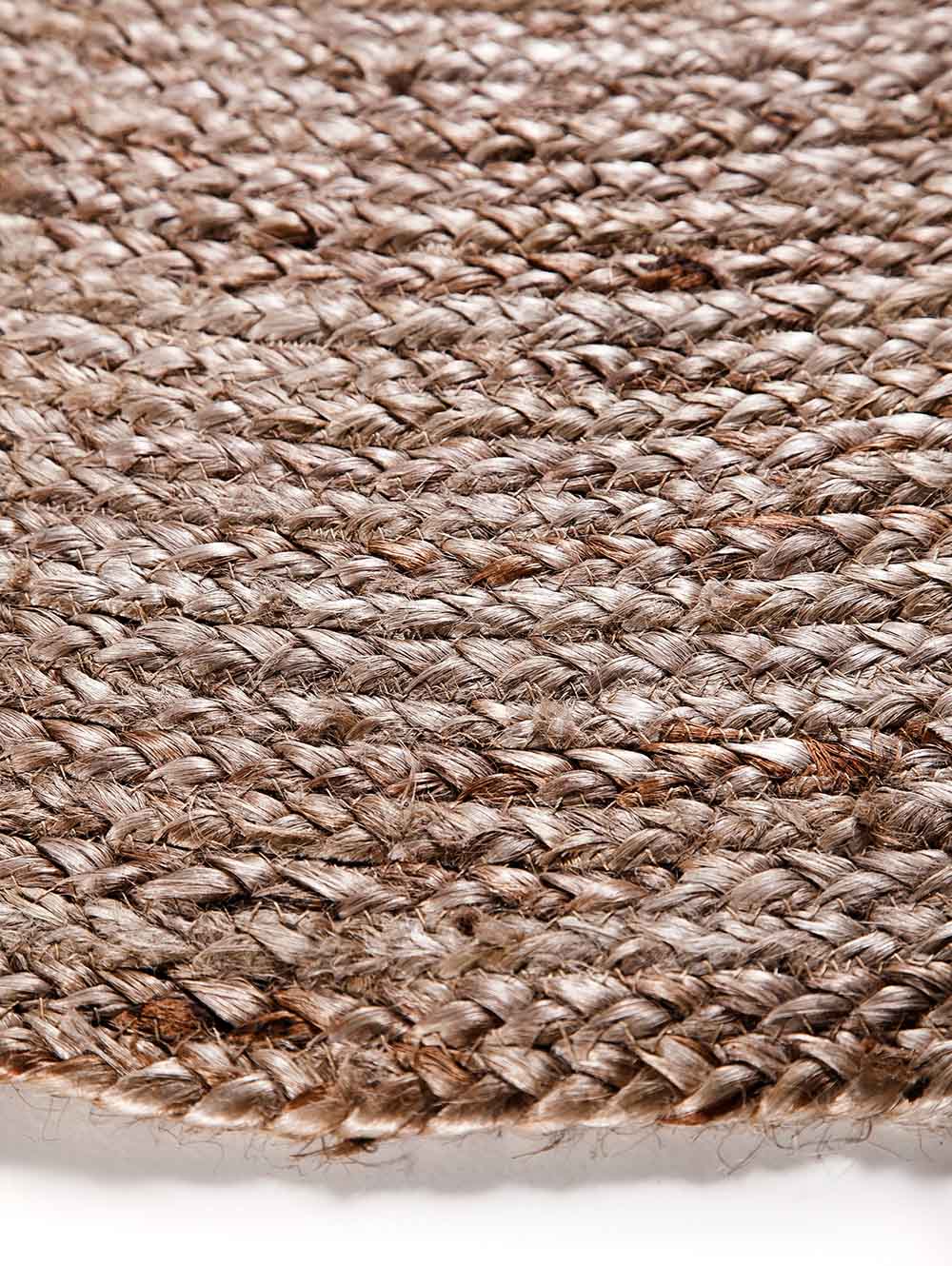 Alfombra Redonda Yute textura